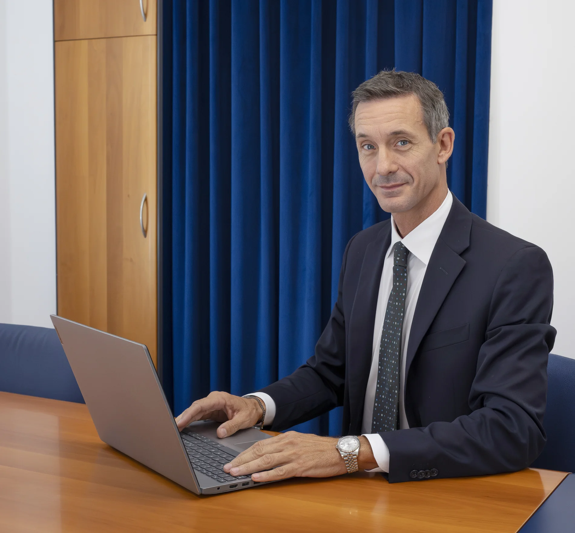 Andrea Dante al lavoro